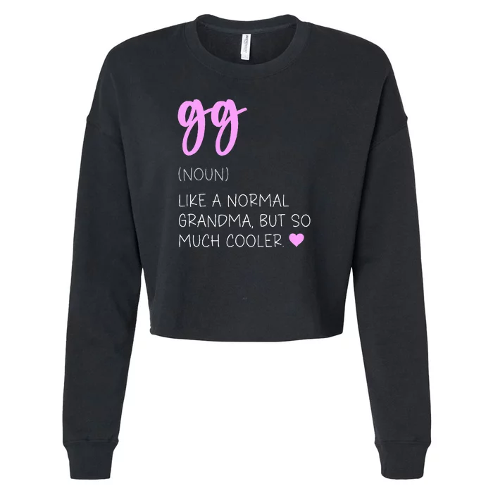 Gg Definition Cropped Pullover Crew