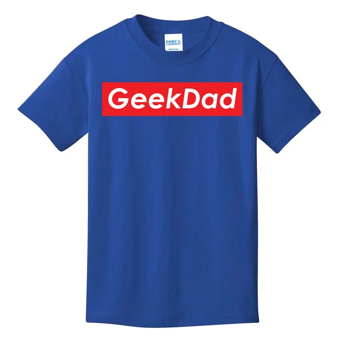 Geek Dad Gamer Nerd Cool Daddy Gift For Nerd Dad Gamers Gift Kids T-Shirt