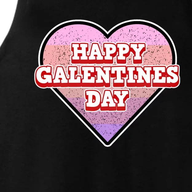 Galentine's Day Gift Meaningful Gift Happy Galentine's Day Gift Ladies Tri-Blend Wicking Tank