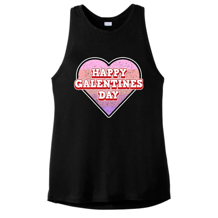 Galentine's Day Gift Meaningful Gift Happy Galentine's Day Gift Ladies Tri-Blend Wicking Tank