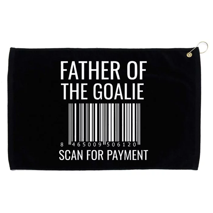 Goalie Dad Hockey Dad Hockey Goalie Grommeted Golf Towel