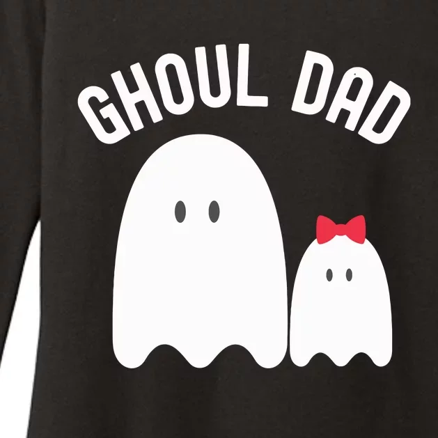 Ghoul Dad Halloween Father Daddy Ghost Trick Or Treating Womens CVC Long Sleeve Shirt