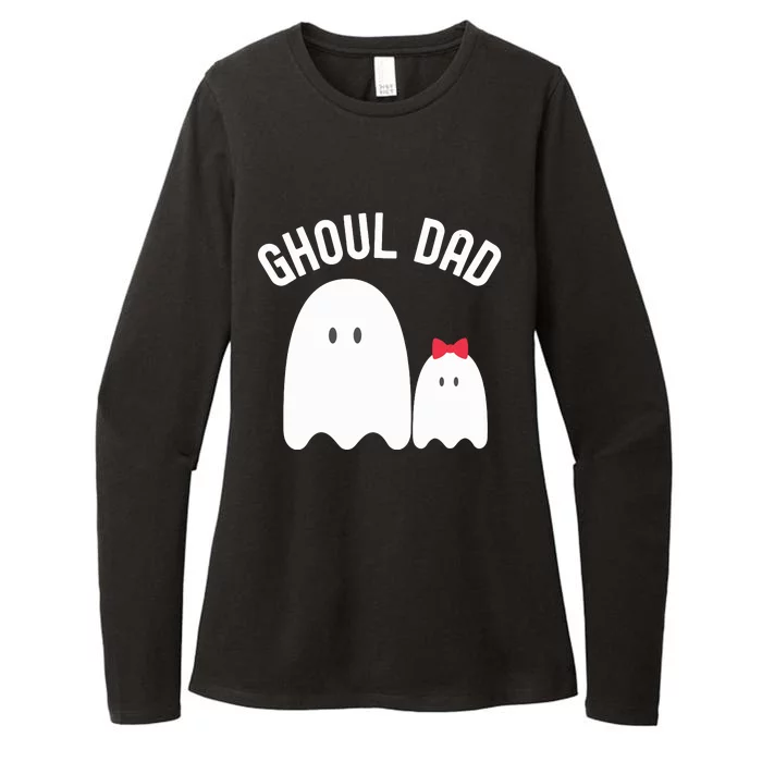 Ghoul Dad Halloween Father Daddy Ghost Trick Or Treating Womens CVC Long Sleeve Shirt