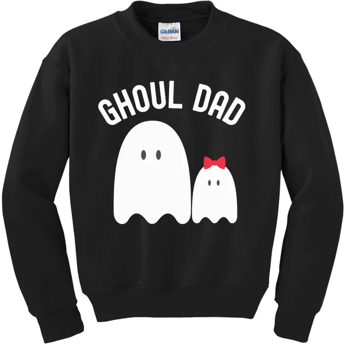 Ghoul Dad Halloween Father Daddy Ghost Trick Or Treating Kids Sweatshirt