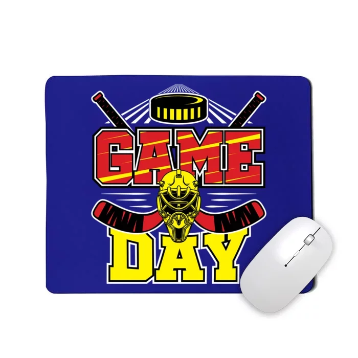 Game Day Hockey Season Supporter Ice Hockey Fans Gift Mousepad