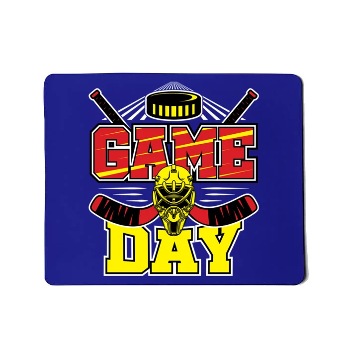 Game Day Hockey Season Supporter Ice Hockey Fans Gift Mousepad