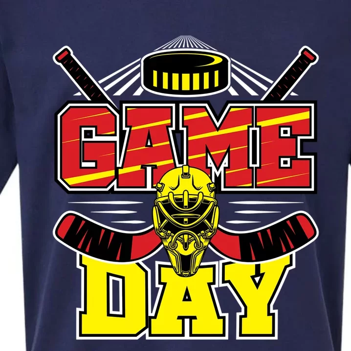 Game Day Hockey Season Supporter Ice Hockey Fans Gift Sueded Cloud Jersey T-Shirt