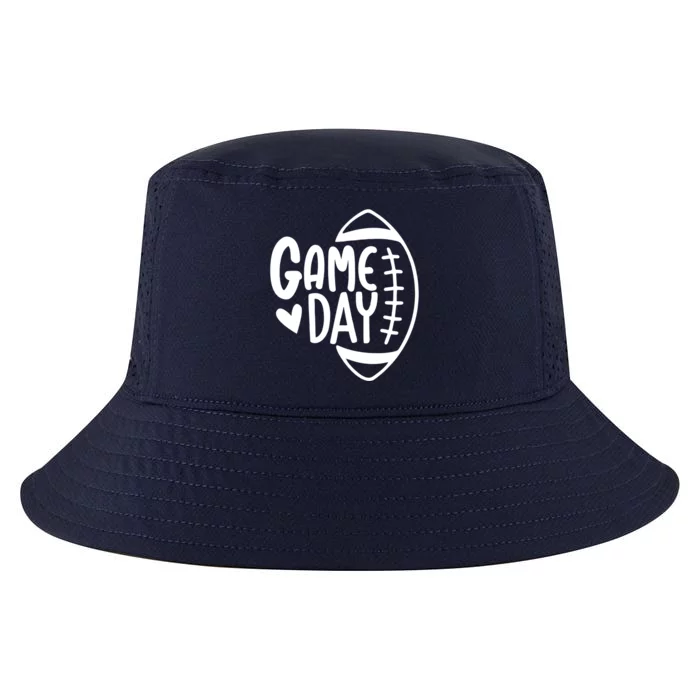 Game Day Heart Football Lover Cool Comfort Performance Bucket Hat