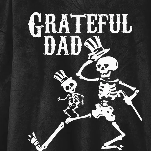 Grateful Dad Halloween Holidays Hooded Wearable Blanket