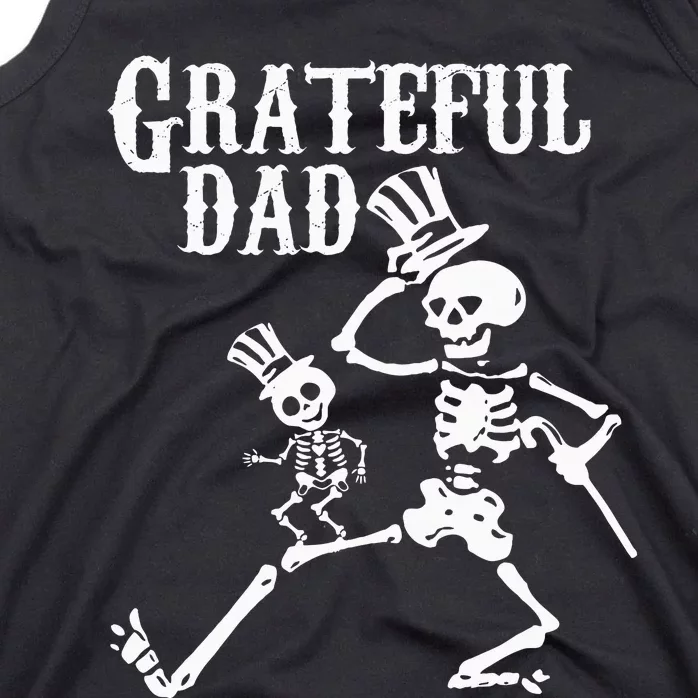 Grateful Dad Halloween Holidays Tank Top