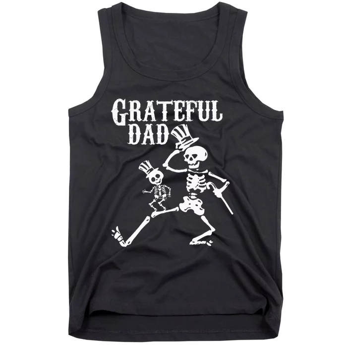 Grateful Dad Halloween Holidays Tank Top