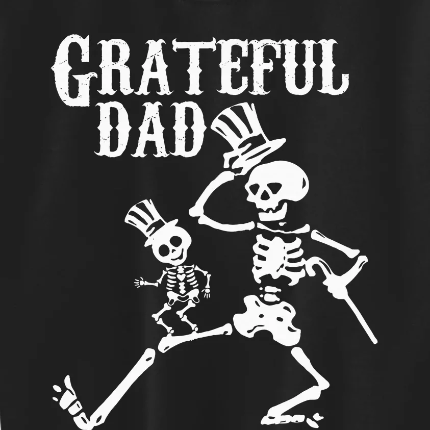 Grateful Dad Halloween Holidays Kids Sweatshirt