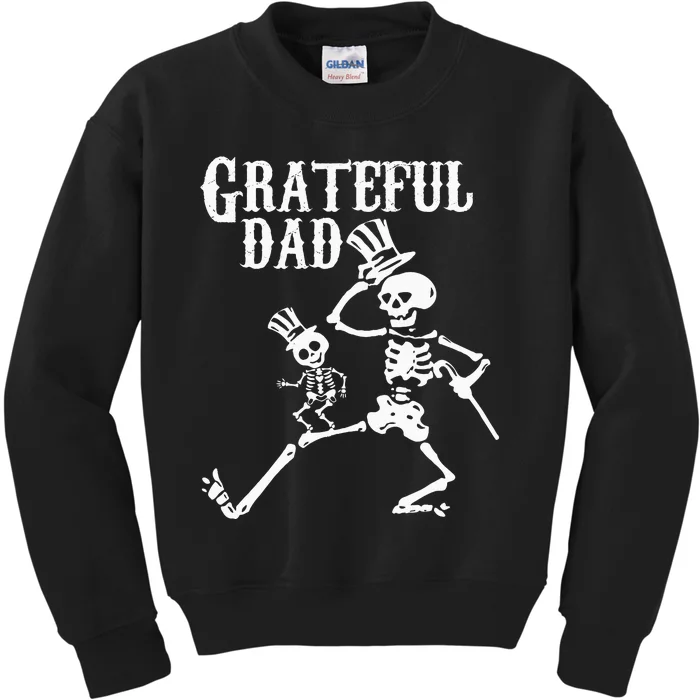 Grateful Dad Halloween Holidays Kids Sweatshirt