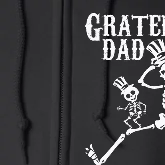 Grateful Dad Halloween Holidays Full Zip Hoodie