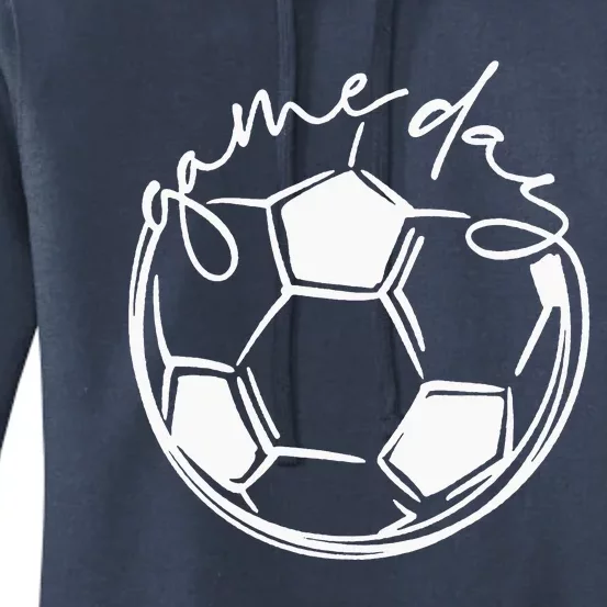 Game Day Heart Soccer Mom mother's day Women's Pullover Hoodie