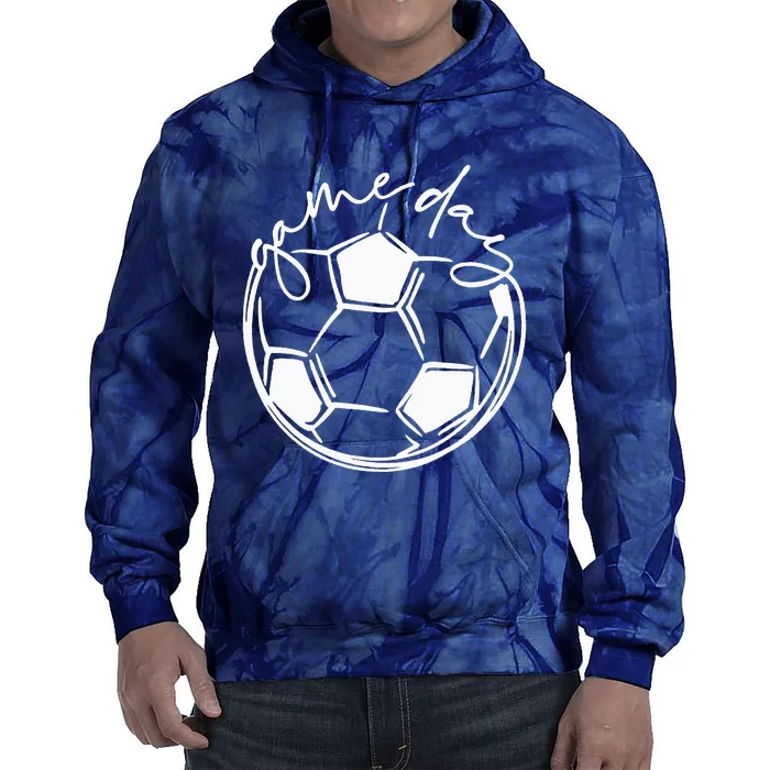 Game Day Heart Soccer Mom mother's day Tie Dye Hoodie