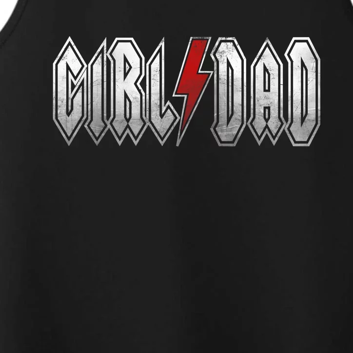 Girl Dad Her Protector Forever Funny Father Of Girl Performance Tank