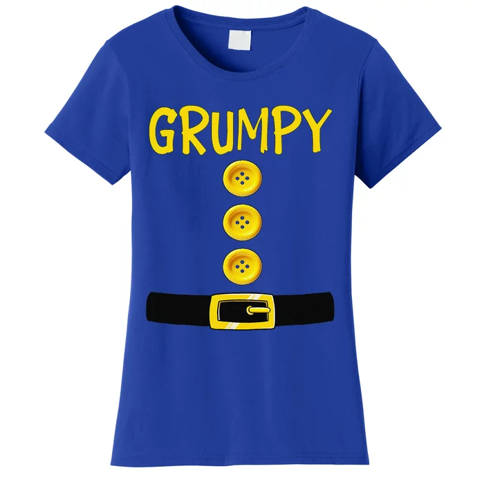 Grumpy Dwarf Halloween Costume Color Matching Grumpy Dwarf Women's T-Shirt