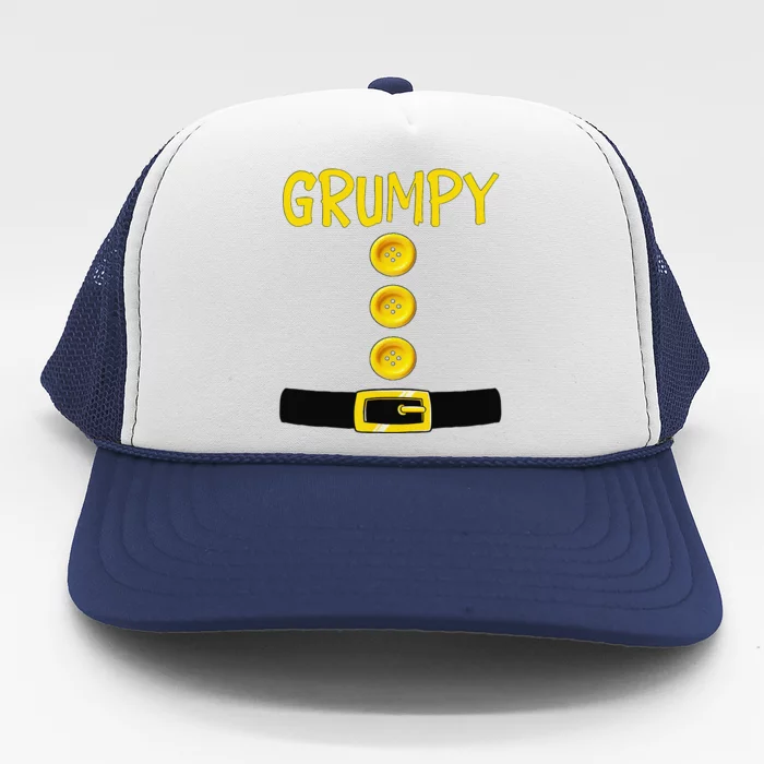 Grumpy Dwarf Halloween Costume Color Matching Grumpy Dwarf Trucker Hat