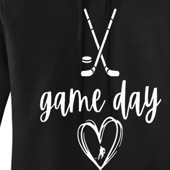 Game Day Hockey VNeck Women's Pullover Hoodie