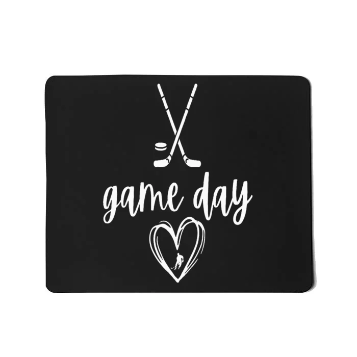 Game Day Hockey VNeck Mousepad