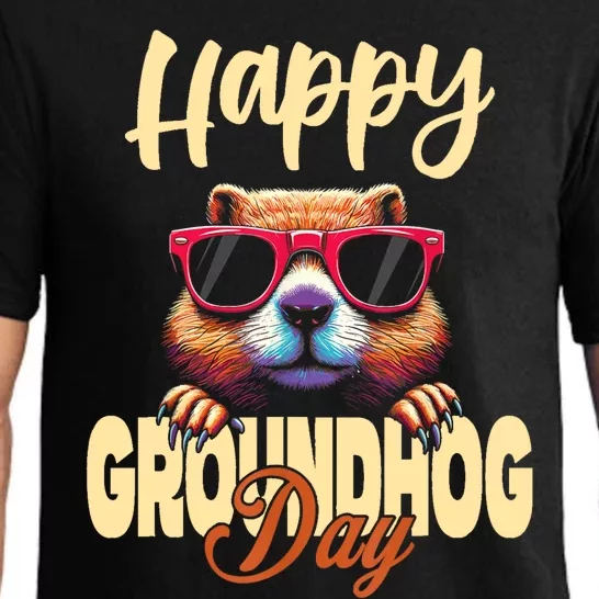 Groundhog Day Happy Groundhog Day Pajama Set