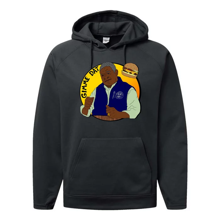 Gimme Dat I Think You Should Leave Performance Fleece Hoodie