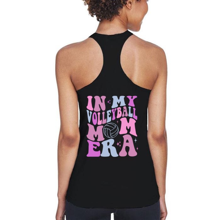 Game Day In My Volleyball Mom Era Back And Front Side Front & Back Women's Racerback Tank