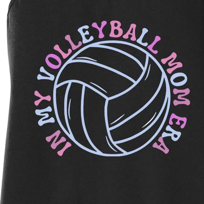 Game Day In My Volleyball Mom Era Back And Front Side Front & Back Women's Racerback Tank