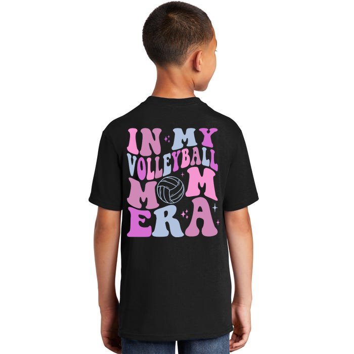 Game Day In My Volleyball Mom Era Back And Front Side Front & Back Kids T-Shirt