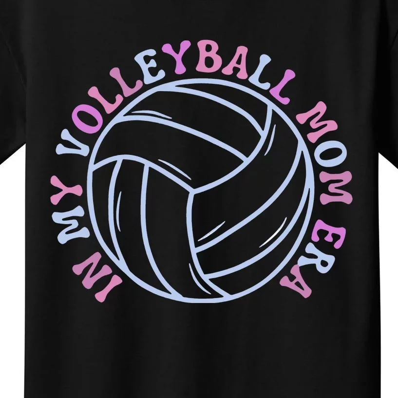 Game Day In My Volleyball Mom Era Back And Front Side Front & Back Kids T-Shirt