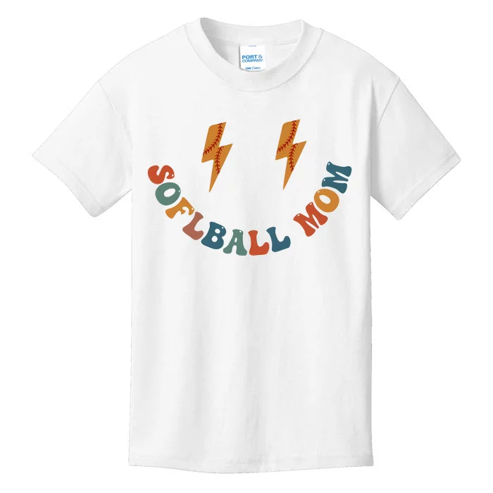 Game Day In My Softball Mom Era Back And Front Side Front & Back Kids T-Shirt