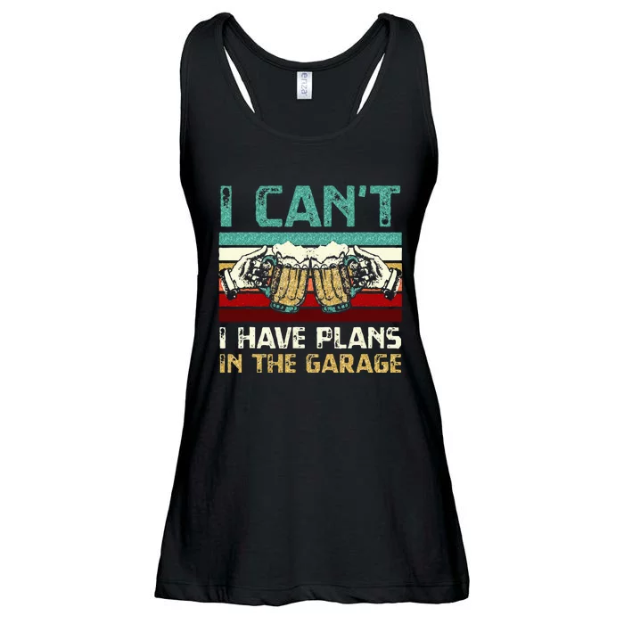 Garage Drinker I Can’t I Have Plans In The Garage Beer Ladies Essential Flowy Tank