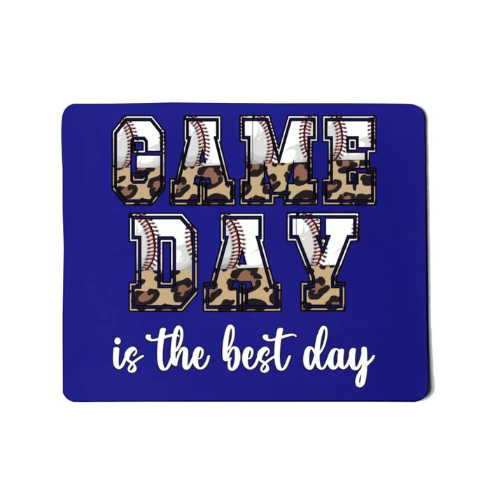 Game Day Is The Best Day Baseball Game Day Meaningful Gift Mousepad