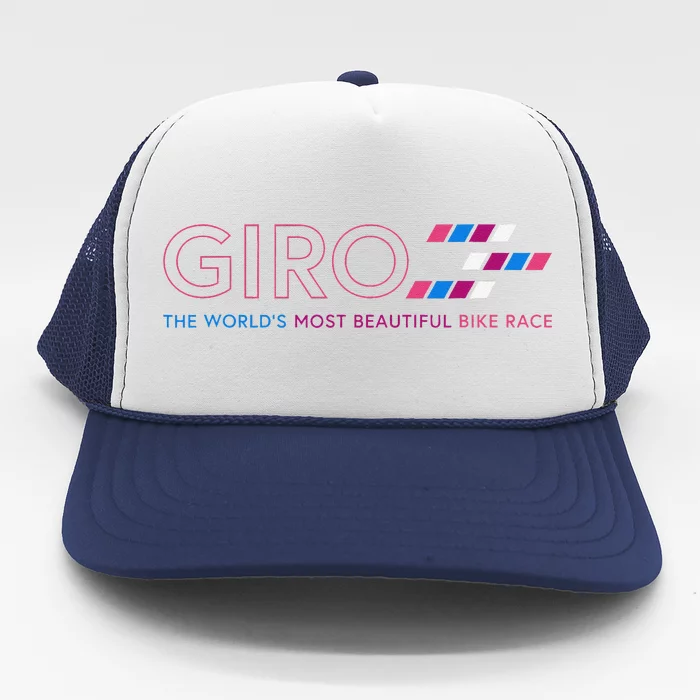 Giro D Italia The WorldS Most Beautiful Bike Race Trucker Hat