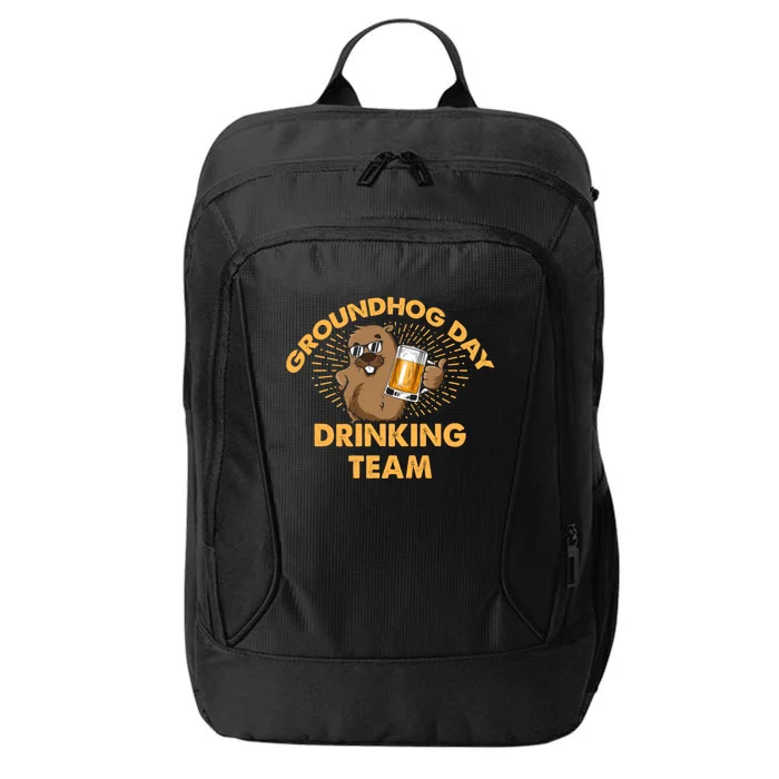 Groundhog Day Ing Team Groundhog Day Beer Lover Gift City Backpack