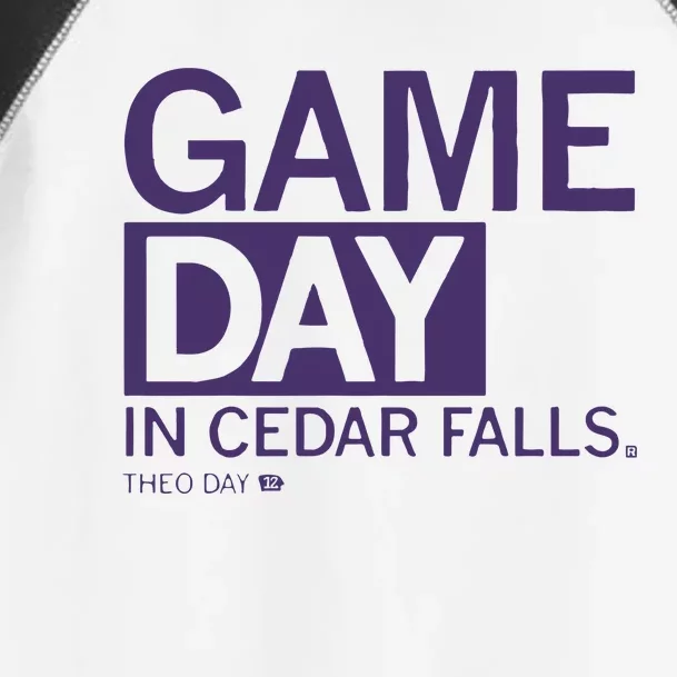 Game Day In Cedar Falls Toddler Fine Jersey T-Shirt