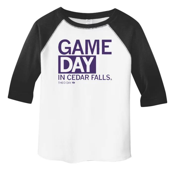 Game Day In Cedar Falls Toddler Fine Jersey T-Shirt