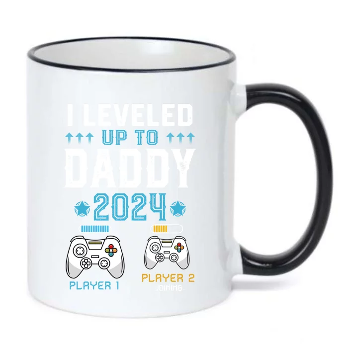 Gamer Dad I Leveled Up To Daddy 2024 Funny Soon To Be Dad Great Gift Black Color Changing Mug