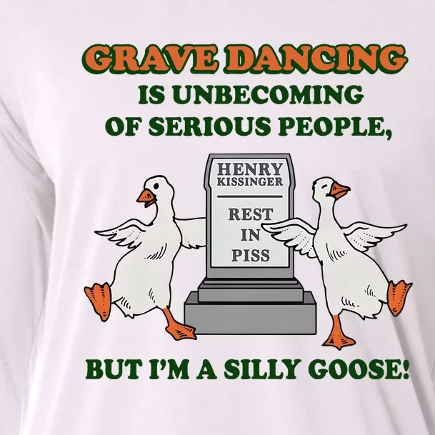 Grave Dancing Is Unbecoming Of Serious People Cooling Performance Long Sleeve Crew