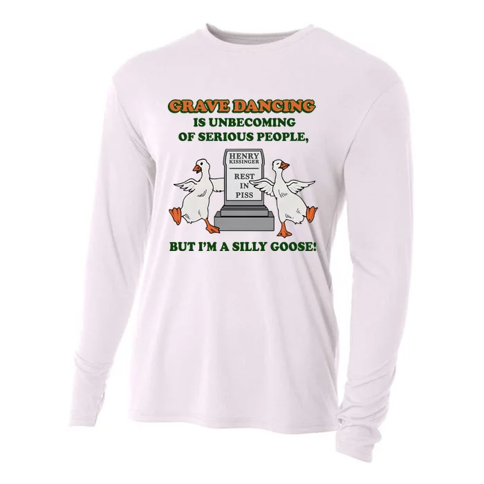 Grave Dancing Is Unbecoming Of Serious People Cooling Performance Long Sleeve Crew