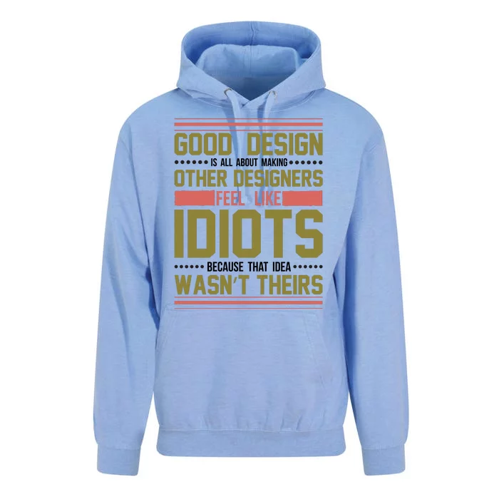 Good Design Is All About Making Other Designers Feel Like Idiots Because Unisex Surf Hoodie