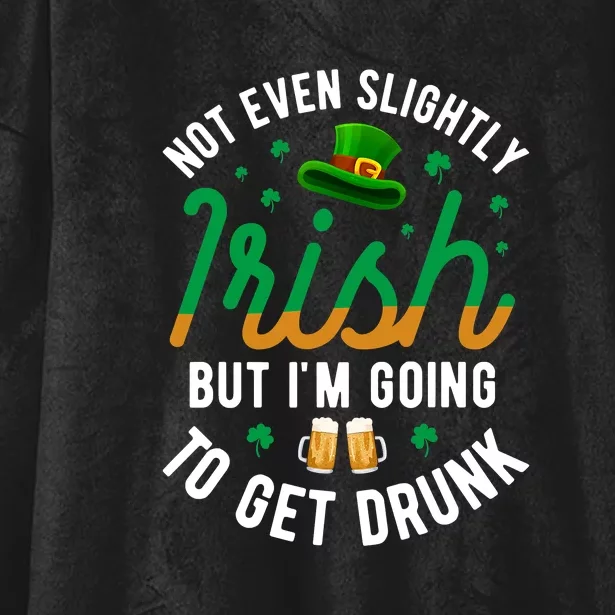 Get Drunk Ireland Irish Proud St Patrick Day Hooded Wearable Blanket