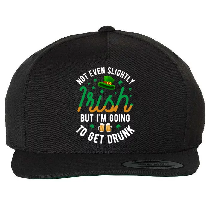 Get Drunk Ireland Irish Proud St Patrick Day Wool Snapback Cap