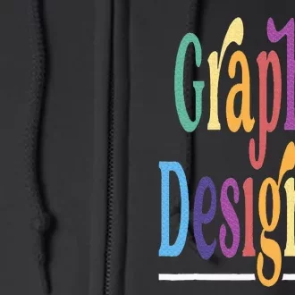 Graphic Designing Job Profession Graphic Designer Full Zip Hoodie