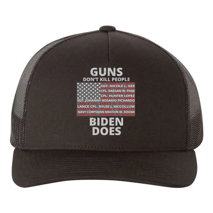 Guns Don't Kill People Biden Does 13 American Heroes Yupoong Adult 5-Panel Trucker Hat