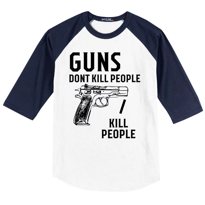 Guns Dont Kill People I Do Baseball Sleeve Shirt