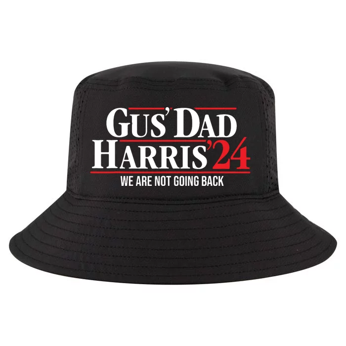 Gus Dad Kamala Harris Waltz Tim Walz We Are Not Going Back Cool Comfort Performance Bucket Hat