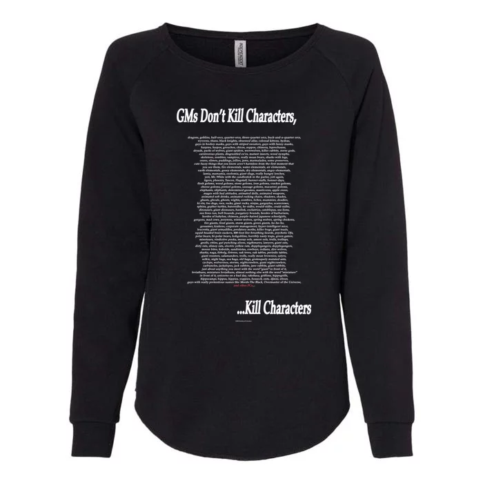 Gm&X27;S Don&X27;T Kill... Womens California Wash Sweatshirt