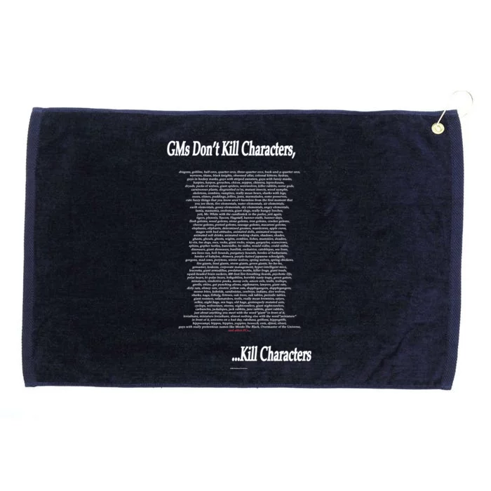 Gm&X27;S Don&X27;T Kill... Grommeted Golf Towel